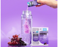OSHEE Proszek musujący DROP IN Hydrofizzi porzeczka-wiśnia-winogro - 1546755 - zdjęcie 2